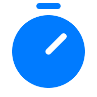 Icon Timer Blue