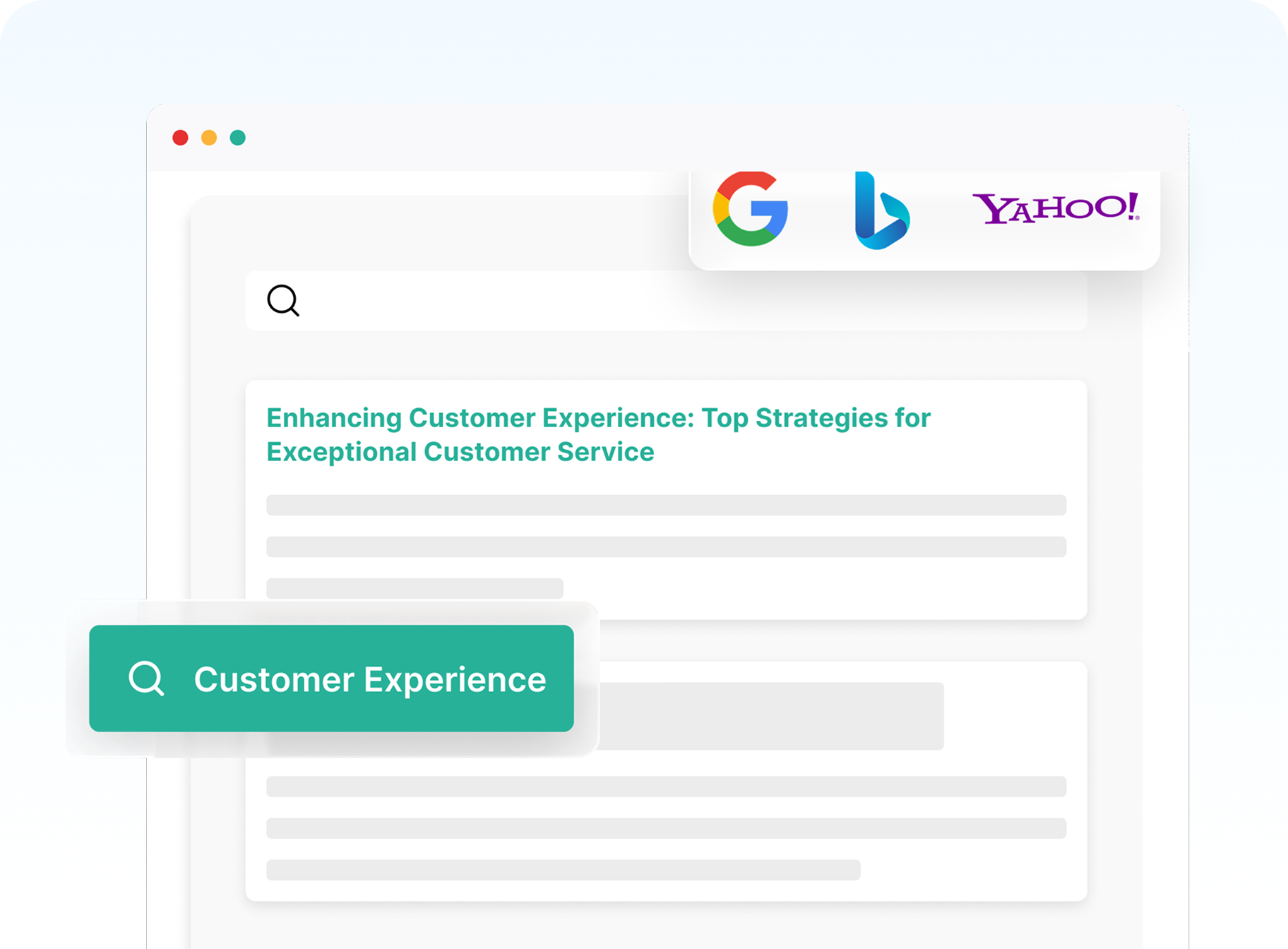 Knowledge base mudah ditemukan di mesin pencari