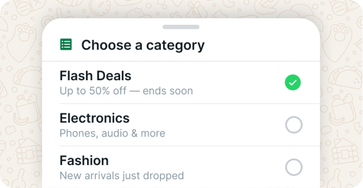 List Message