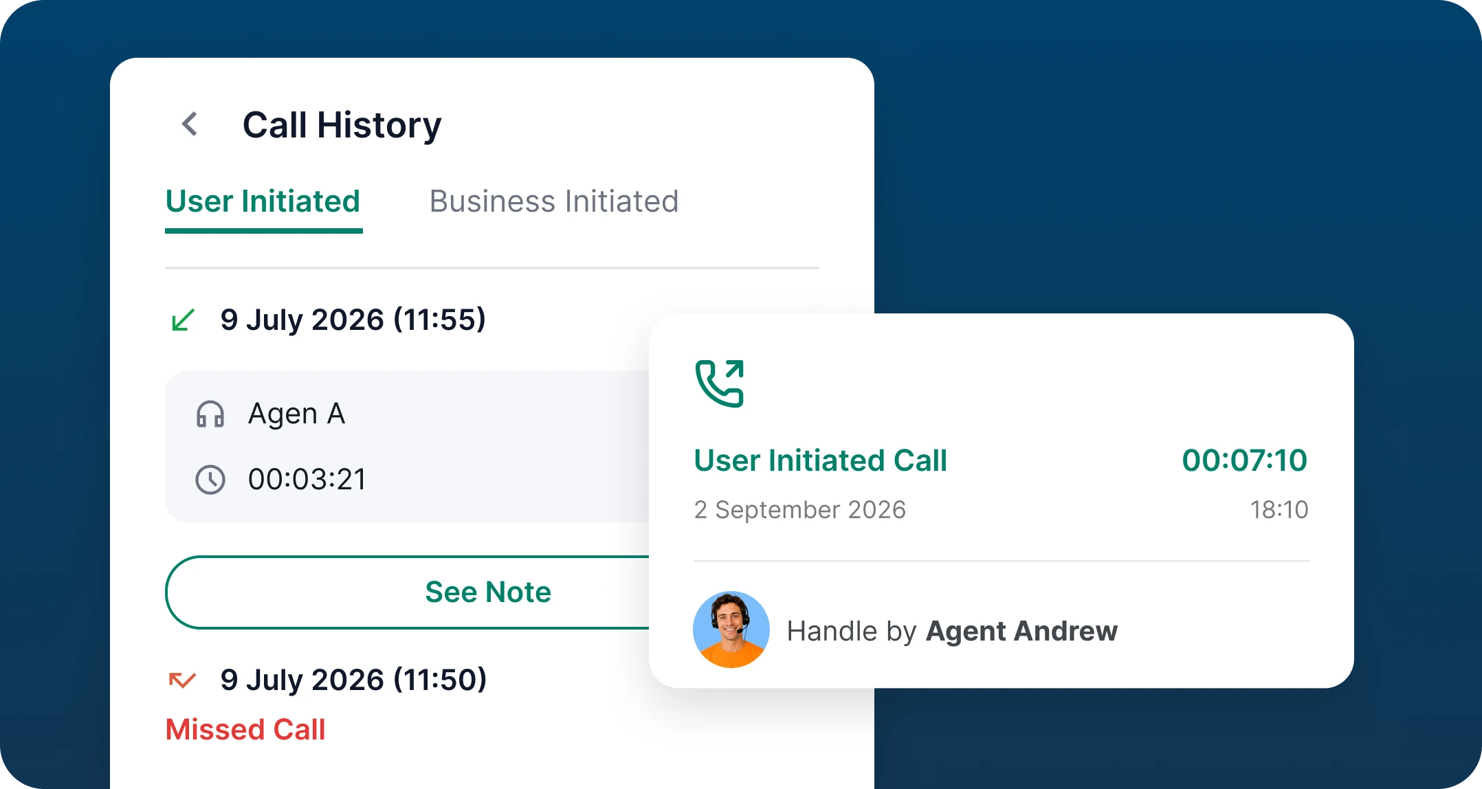 Call History in WhatsApp Call