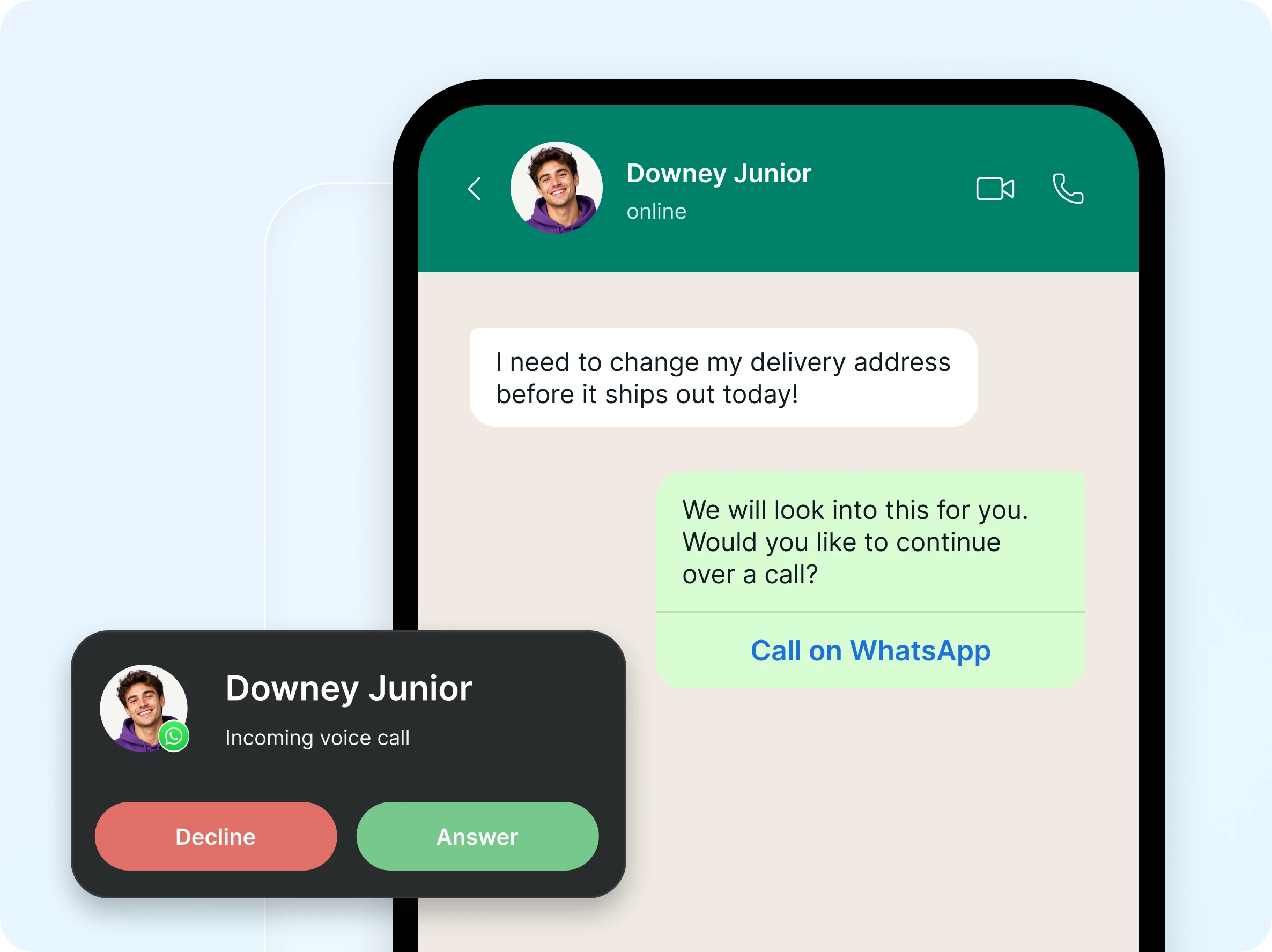 Call With WhatsApp Call
