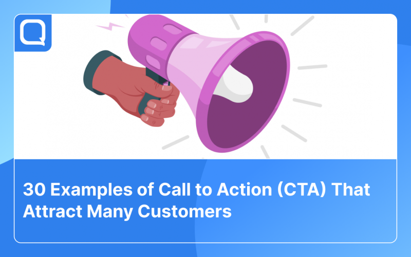 Call to action examples.